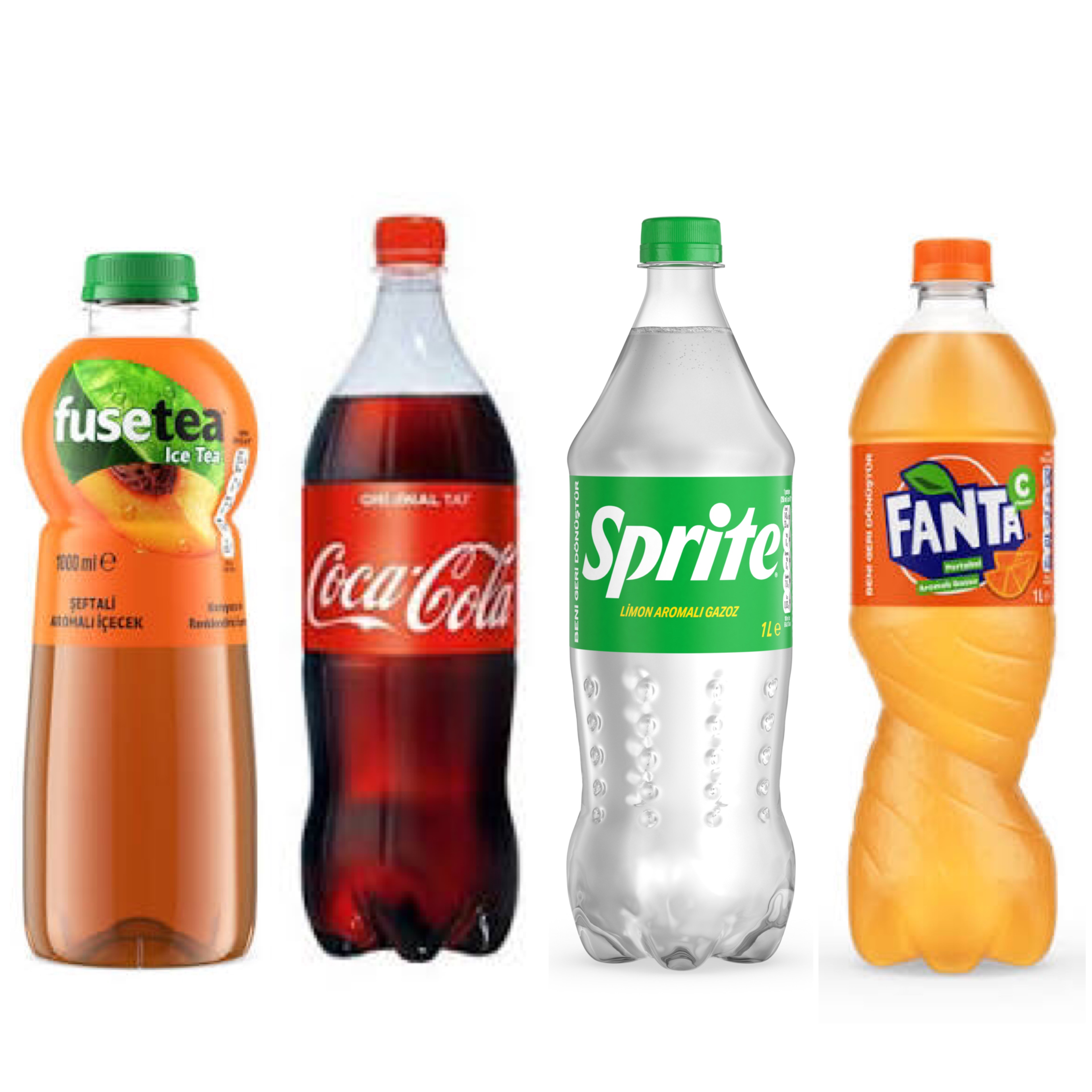 Litrelik İçecekler (Kola-Fanta-Sprite-Fusetea)